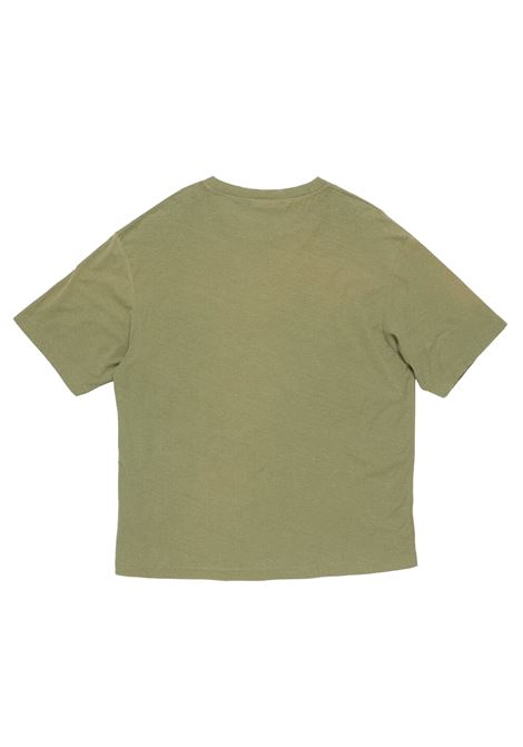 t-shirt logo relaxed fit unisex verde oliva ACNE STUDIOS | CL0196AB7
